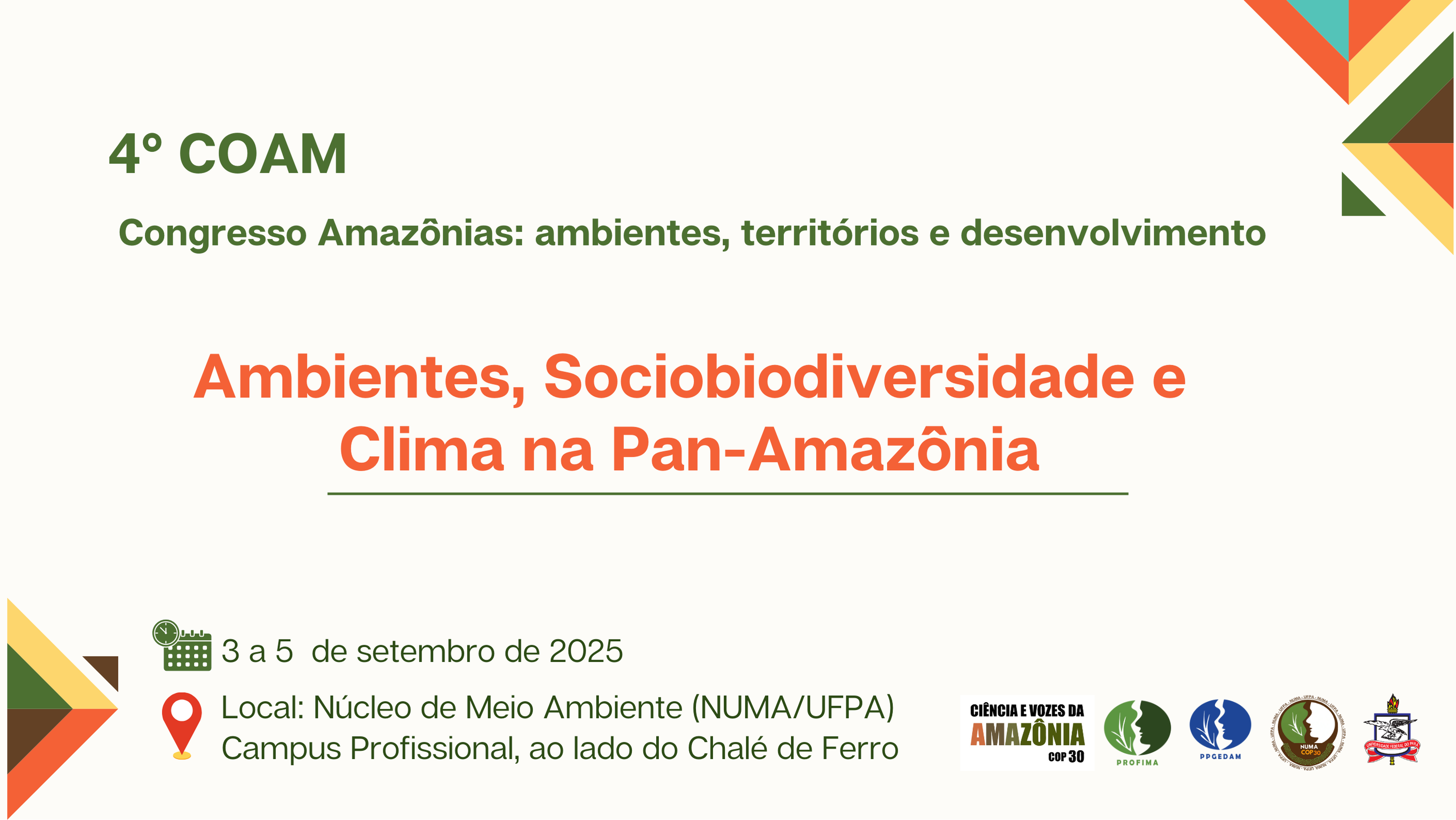 IV Congresso Amazônias (COAM) abre espaço para o diálogo e a integração na Pan-Amazônia